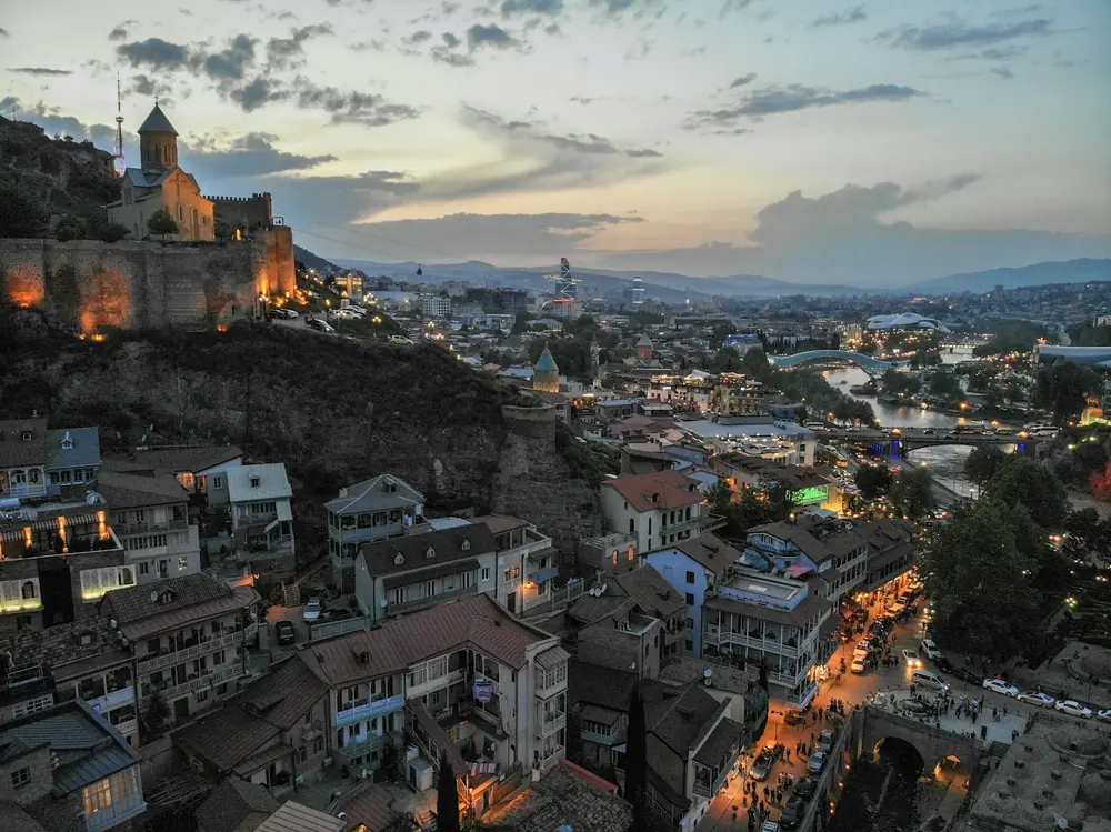 Bybilde fra Tbilisi, Georgia